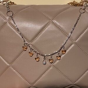 Elegant Silver Purse Charm